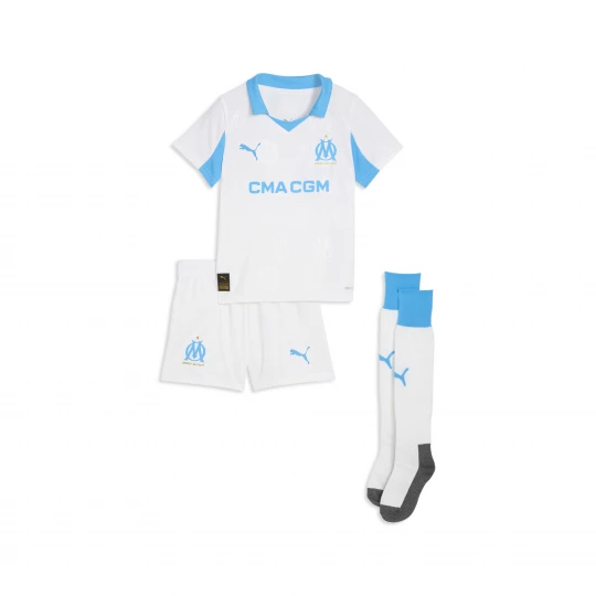 Foto van product PUMA Olympique de Marseille 25 / 26 mini-thuistenue, Blauw / Wit