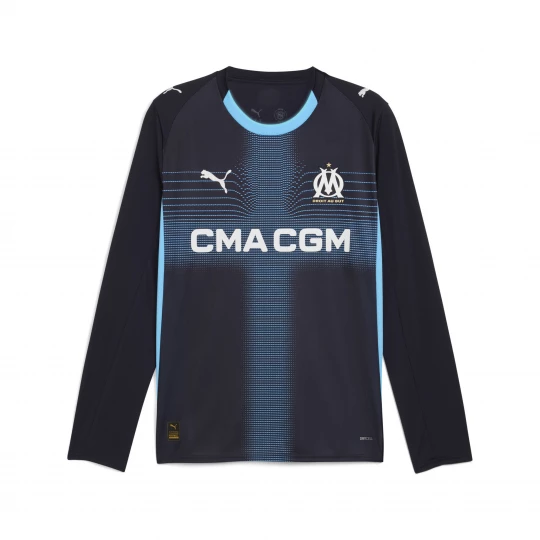 Foto van product PUMA Olympique de Marseille 25 / 26 uitshirt met lange mouwen voor Heren, Blauw