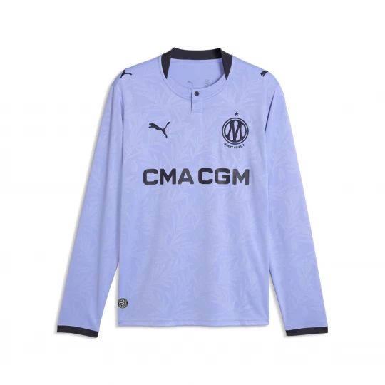 Foto van product PUMA Olympique de Marseille 26 / 27 derde voetbalshirt met lange mouwen voor Heren, Blauw