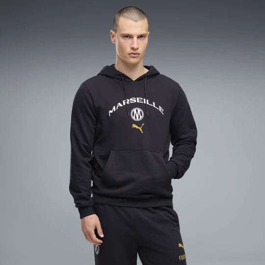 Foto van product PUMA Olympique de Marseille ftblCulture hoodie voor Heren, Blauw / Wit