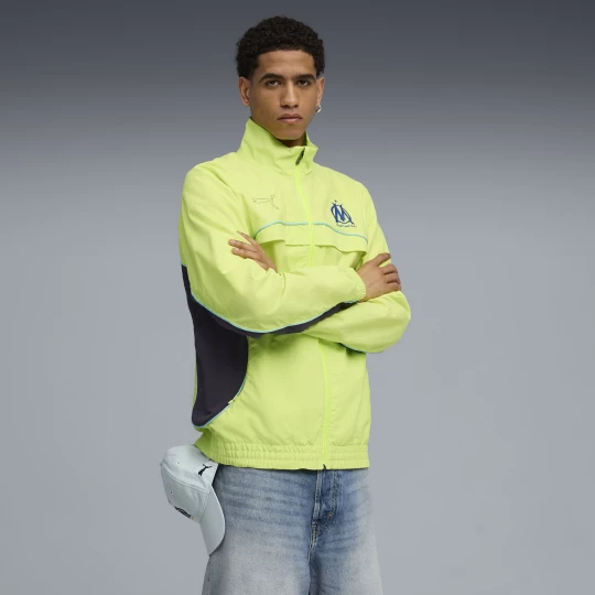 Foto van product PUMA Olympique de Marseille FtblEssentials Cellerator jack voor Heren, Blauw / Geel