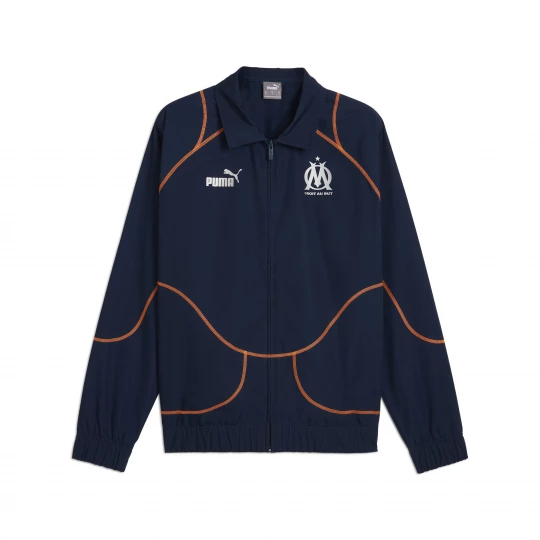 Foto van product PUMA Olympique de Marseille ftblSTATEMENT trainingsjack voor Heren, Blauw / Oranje