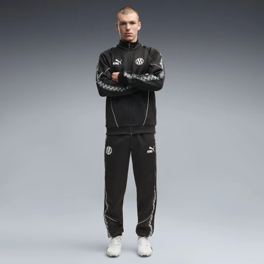 Foto van product PUMA Olympique de Marseille KING Anthem broek voor Heren, Zwart / Wit