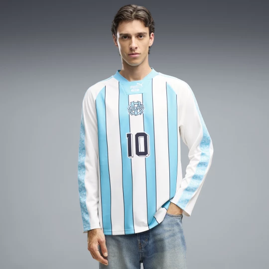 Foto van product PUMA Olympique de Marseille KING relaxed shirt voor Heren, Wit