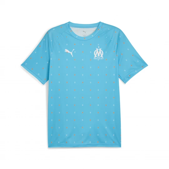 Foto van product PUMA Olympique de Marseille prematch-shirt voor Heren, Blauw / Wit