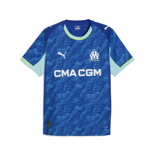 Foto van product PUMA Olympique Marseille 25 / 26 authentiek derde shirt voor Heren, Blauw