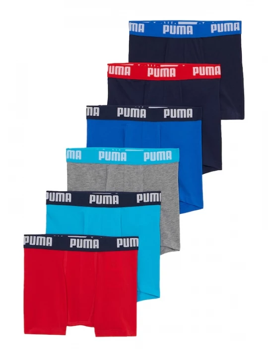 Foto van product PUMA Onderbroek blauw / marine / navy / azuur / grijs gemêleerd / rood
