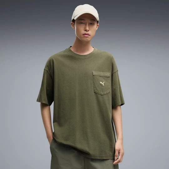 Foto van product PUMA Oversized Select Essentials Wash T-shirt voor Heren