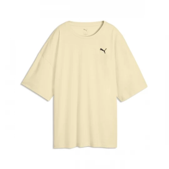 Foto van product PUMA Oversized shirt 'Wardrobe Essentials' lichtgeel