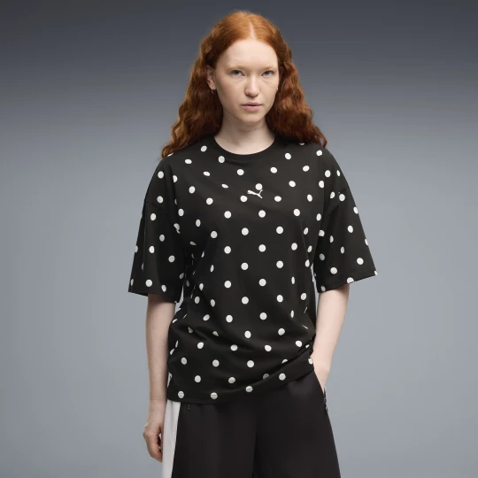 Foto van product PUMA Oversized T-shirt voor Dames, Zwart