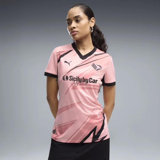 Foto van product PUMA Palermo Calcio 26 / 27 thuisshirt voor Dames, Roze / Zwart