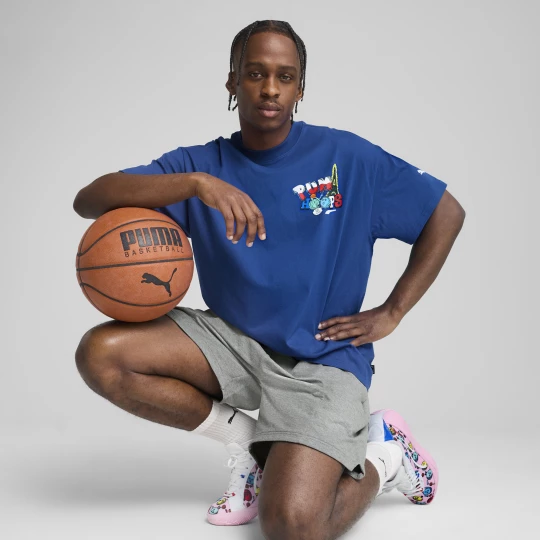 Foto van product PUMA Paris Pastry T-shirt voor Heren, Blauw
