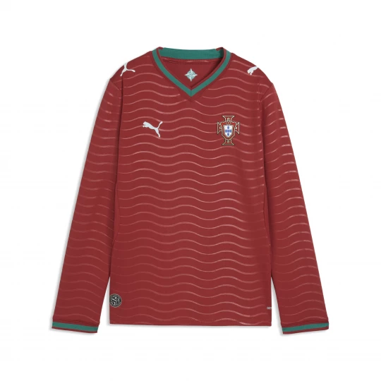 Foto van product PUMA Portugal 2026 thuisshirt met lange mouwen, Groen / Rood