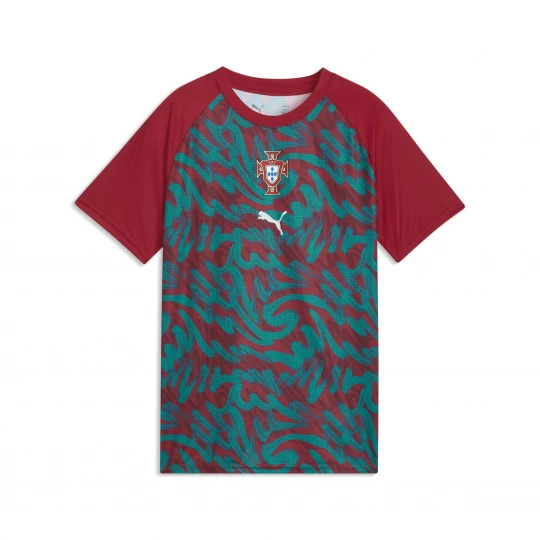 Foto van product PUMA Portugal warm-up-shirt, Groen / Rood