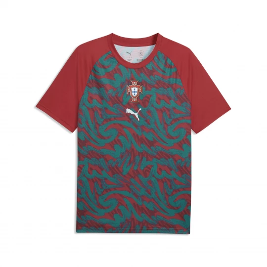 Foto van product PUMA Portugal warm-up-shirt voor Heren, Groen / Rood