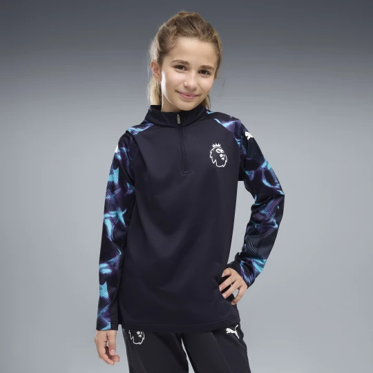 Foto van product PUMA Premier League Reactivity shirt met kwartrits, Blauw / Wit