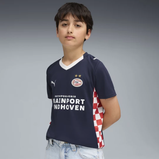Foto van product PUMA PSV Eindhoven 25 / 26 uitshirt, Blauw / Wit