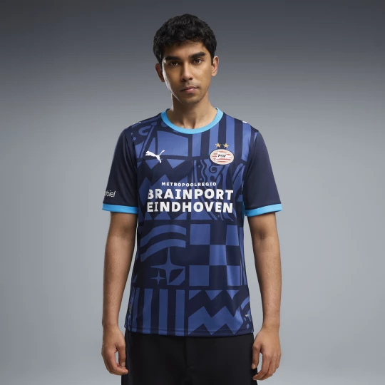 Foto van product PUMA PSV Eindhoven 26 / 27 derde shirt voor Heren, Blauw