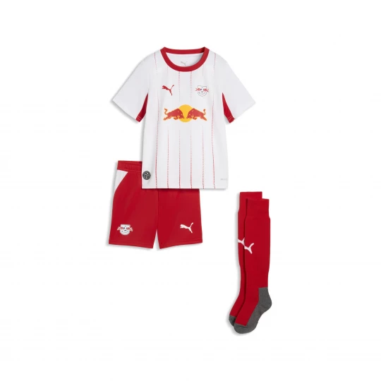 Foto van product PUMA RB Leipzig 26 / 27 mini-thuistenue, Rood / Wit