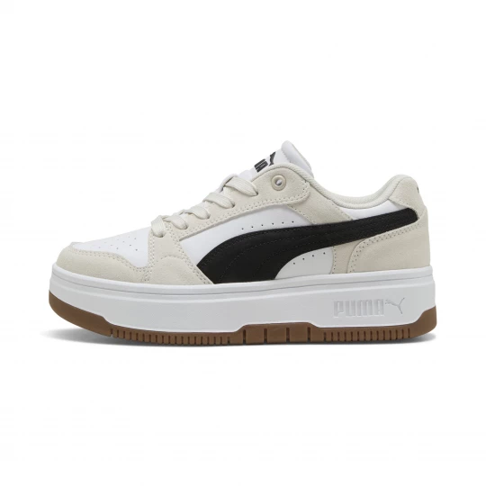 Foto van product PUMA Rebound Femme Low Suede sneakers voor Dames, Zwart / Wit