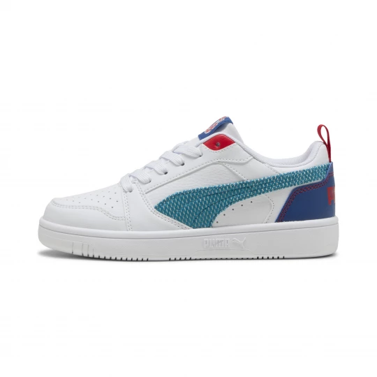 Foto van product PUMA Rebound V6 Low Run Fun sneakers, Blauw / Wit