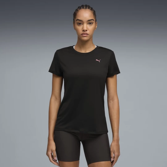 Foto van product PUMA Run Club Graphic T-shirt voor Dames, Zwart