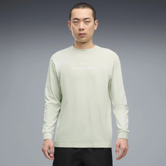 Foto van product PUMA Run Culture Collective grafisch T-shirt met lange mouwen voor Heren