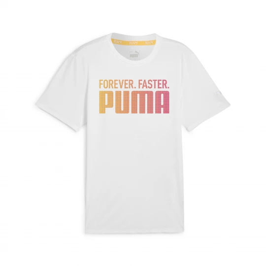Foto van product PUMA RUN FAV "Forever. Faster." T-shirt voor Heren, Wit