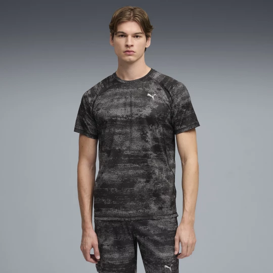 Foto van product PUMA Run Velocity T-shirt met print voor Heren, Zwart