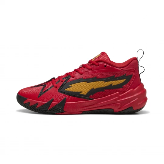 Foto van product PUMA Scoot Zeros Retro Portland basketbalschoenen, Rood / Geel