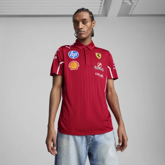 Foto van product PUMA Scuderia Ferrari HP 2025 Team poloshirt voor Heren