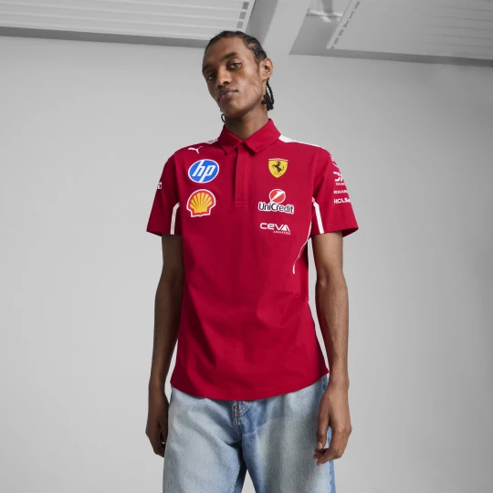 Foto van product PUMA Scuderia Ferrari HP 2025 Team poloshirt voor Heren