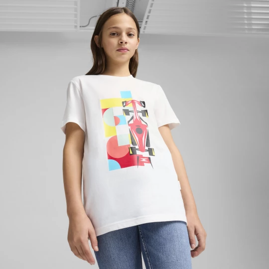 Foto van product PUMA Scuderia Ferrari HP Race T-shirt met print, Wit