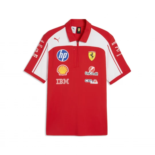 Foto van product PUMA Scuderia Ferrari HP Replica Authentic uniseks polo, Rood