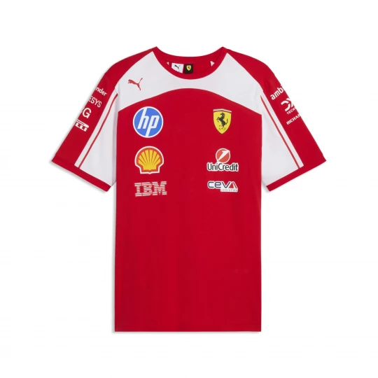Foto van product PUMA Scuderia Ferrari HP Replica uniseks T-shirt, Rood
