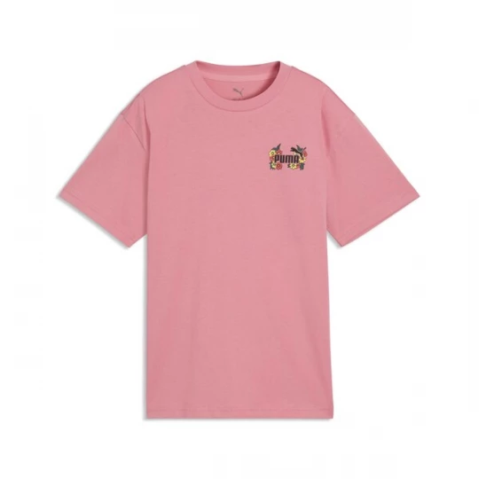 Foto van product PUMA Shirt '90s' geel / rosa / rood / zwart