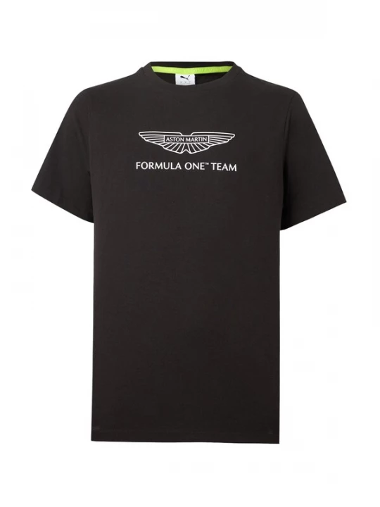 Foto van product PUMA Shirt 'AMF1 Essential' aqua / zwart / wit