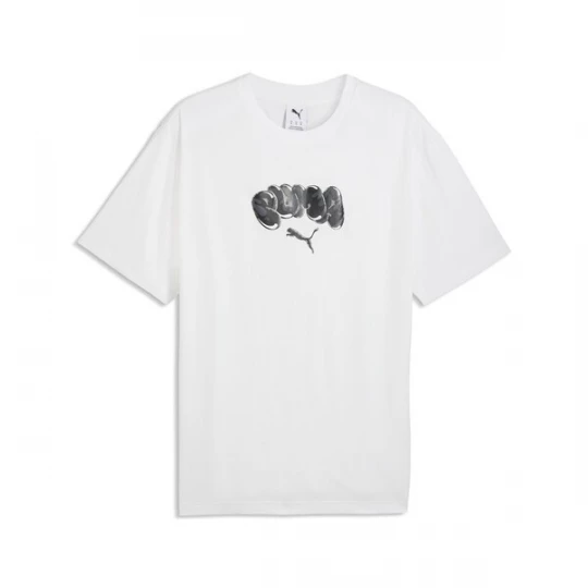 Foto van product PUMA Shirt 'Balloon Art' donkergrijs / zwart / wit