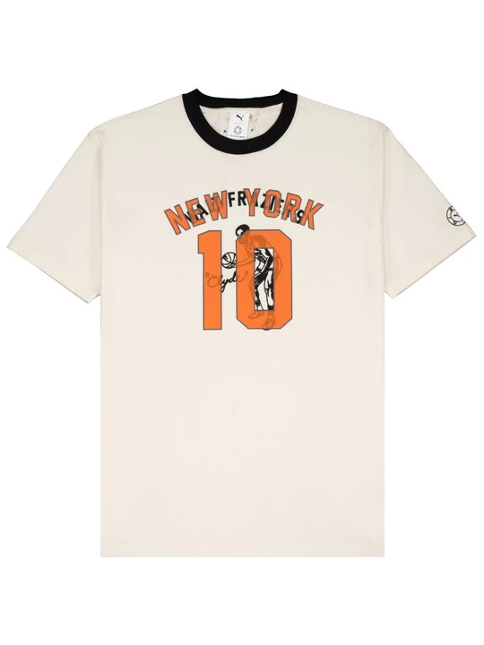 Foto van product PUMA Shirt beige / oranje / zwart
