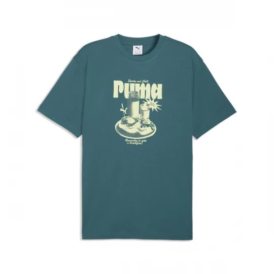 Foto van product PUMA Shirt beige / smaragd