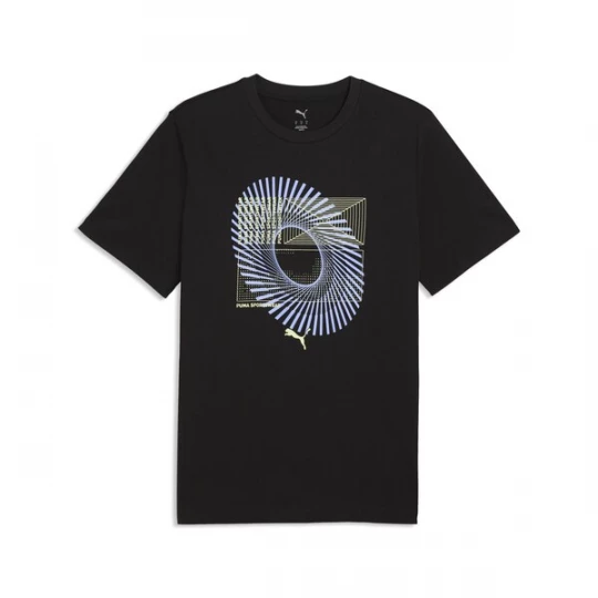 Foto van product PUMA Shirt 'Circular' geel / zwart / wit