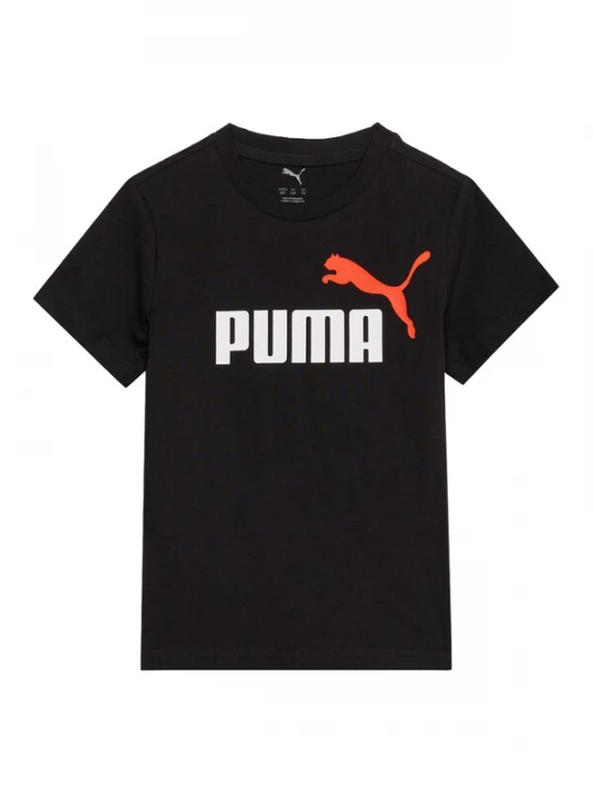 Foto van product PUMA Shirt 'ESS No.1' oranje / zwart / wit
