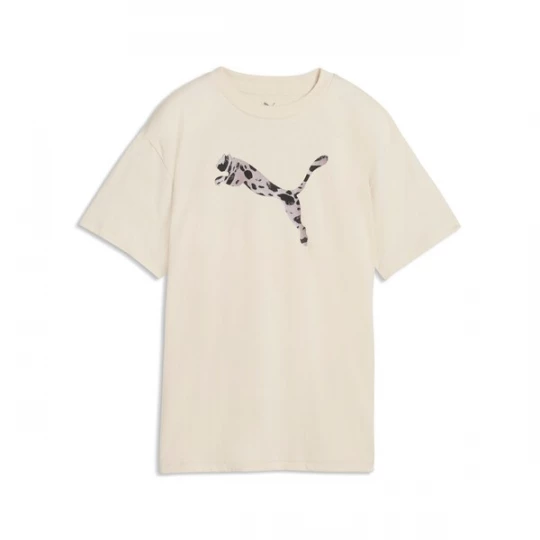 Foto van product PUMA Shirt 'Essentials' bruin / zwart / wolwit