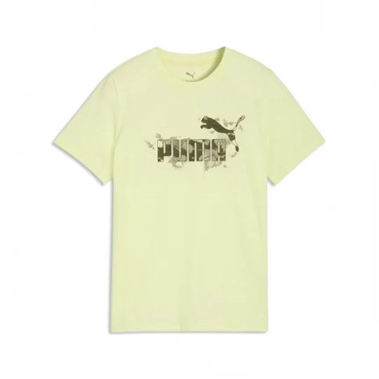 Foto van product PUMA Shirt 'Essentials' kaki / olijfgroen / lichtgroen