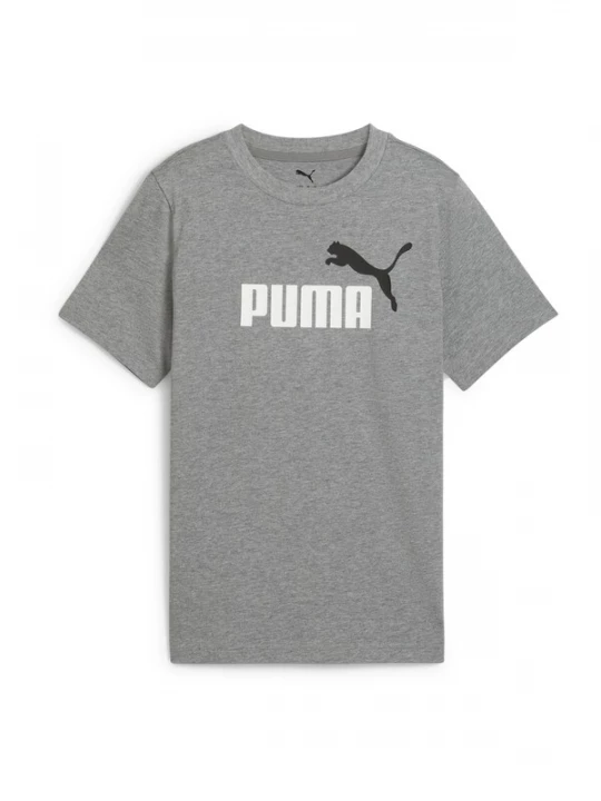Foto van product PUMA Shirt 'Essentials No.1' grijs gemêleerd / zwart / wit