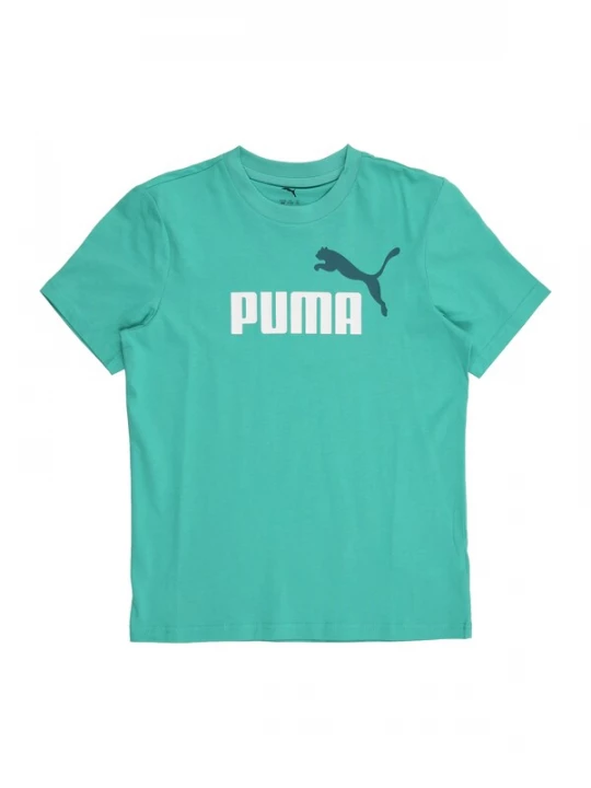 Foto van product PUMA Shirt 'Essentials No.1' smaragd / spar / wit