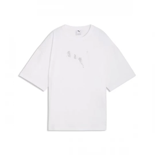 Foto van product PUMA Shirt 'Essentials' zilver / wit