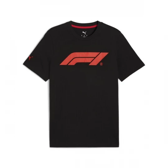 Foto van product PUMA Shirt 'F1® Essentials' bloedrood / zwart