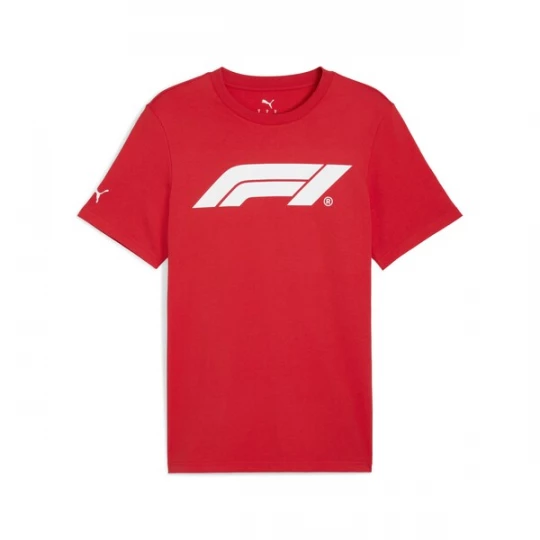 Foto van product PUMA Shirt 'F1® Essentials' vuurrood / wit
