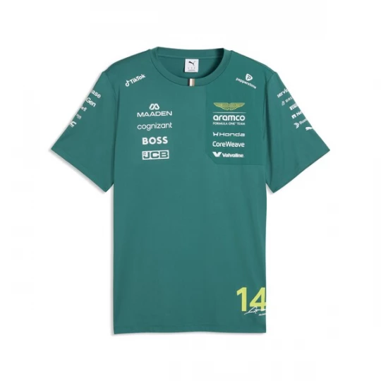 Foto van product PUMA Shirt 'F1® TEAM ' geel / smaragd / wit